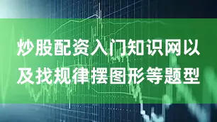 炒股配资入门知识网以及找规律摆图形等题型